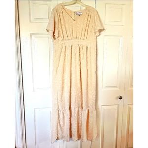Piper & Scoot Cream Gorgeous Maxi Dress